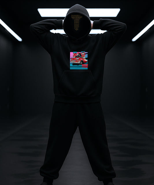 Vintage 1958 Car Hoody - Classic Style for Retro Enthusiasts - TeeHive