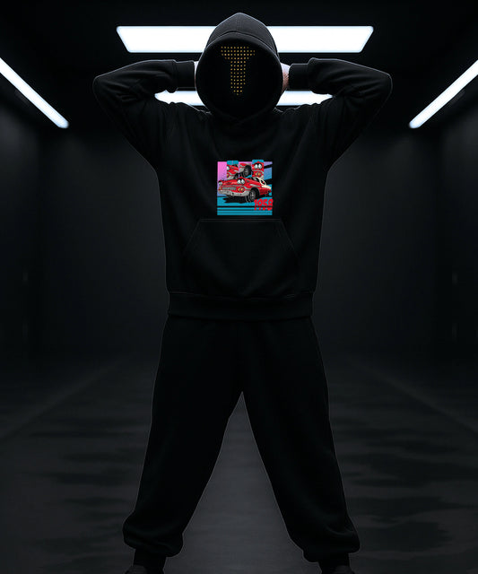 Vintage 1958 Car Hoody - Classic Style for Retro Enthusiasts - TeeHive