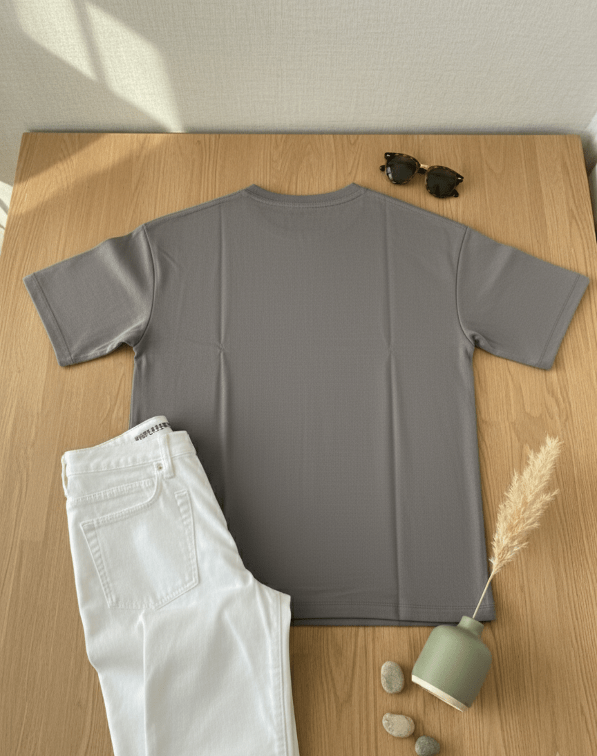 Element Gray Short Sleeve T-Shirt TeeHive casual