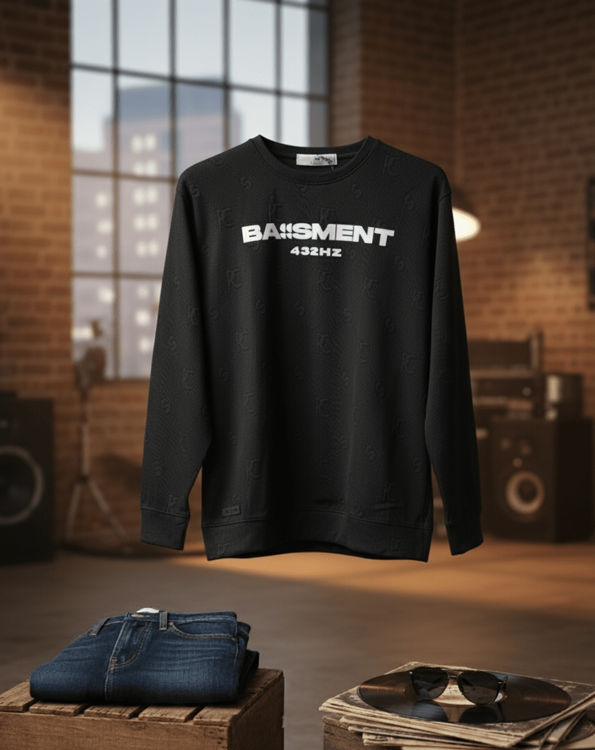 Black Studio Crew Sweatshirt - Cozy and Stylish - TeeHive