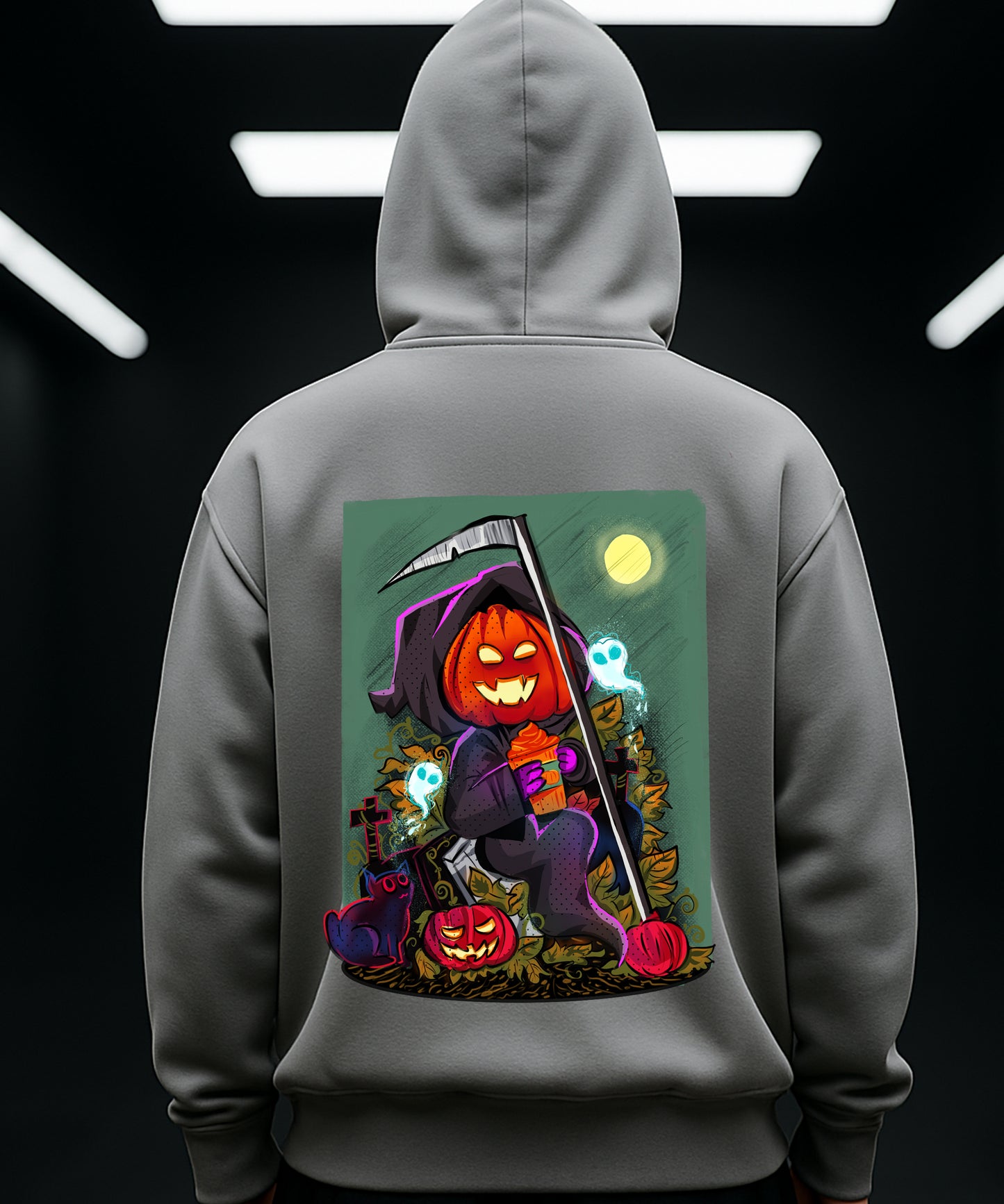 Halloween Pumpkin Hoody - Spooky and Stylish! - TeeHive