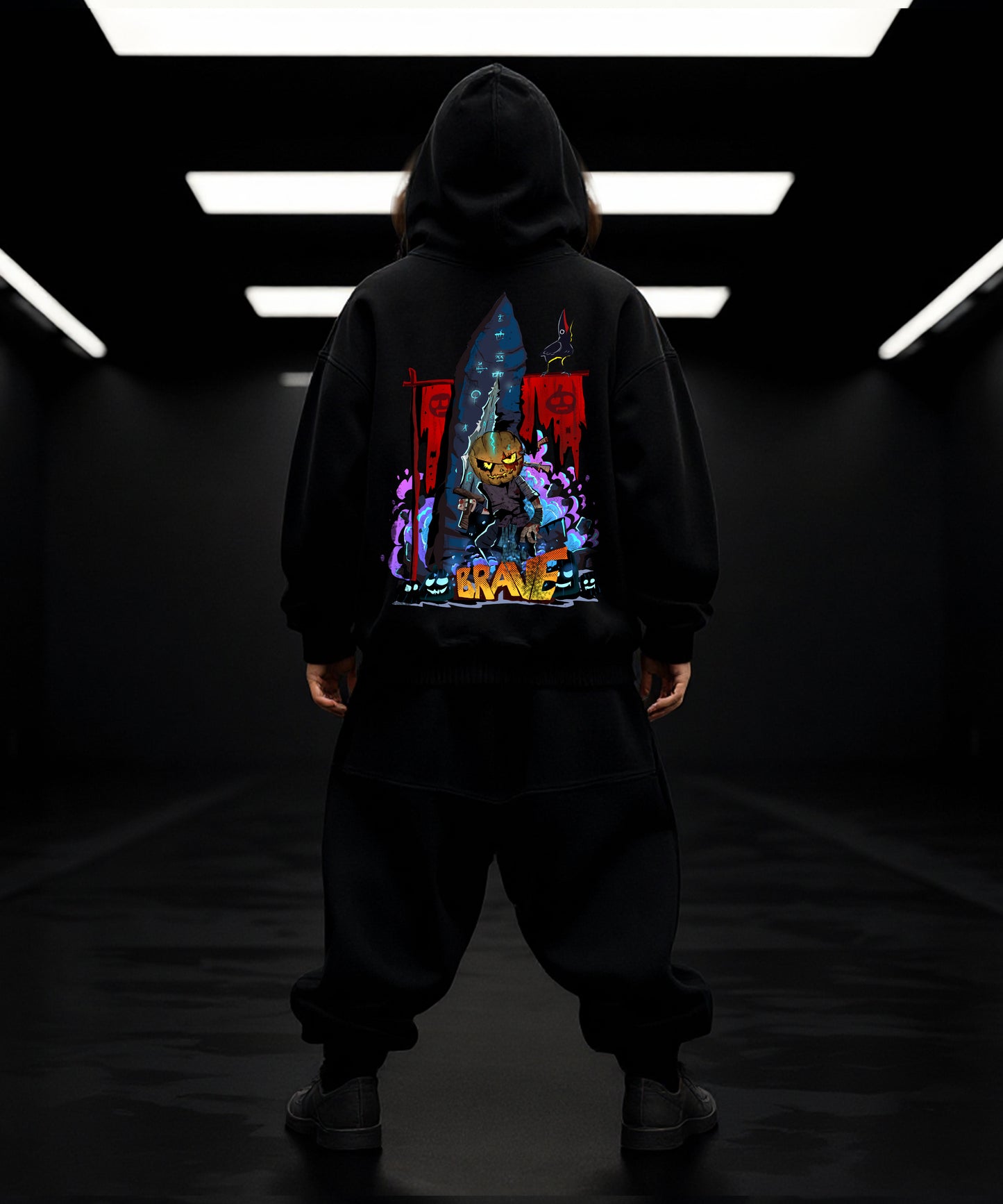Halloween Special Hoody - Brave and Spooky - TeeHive