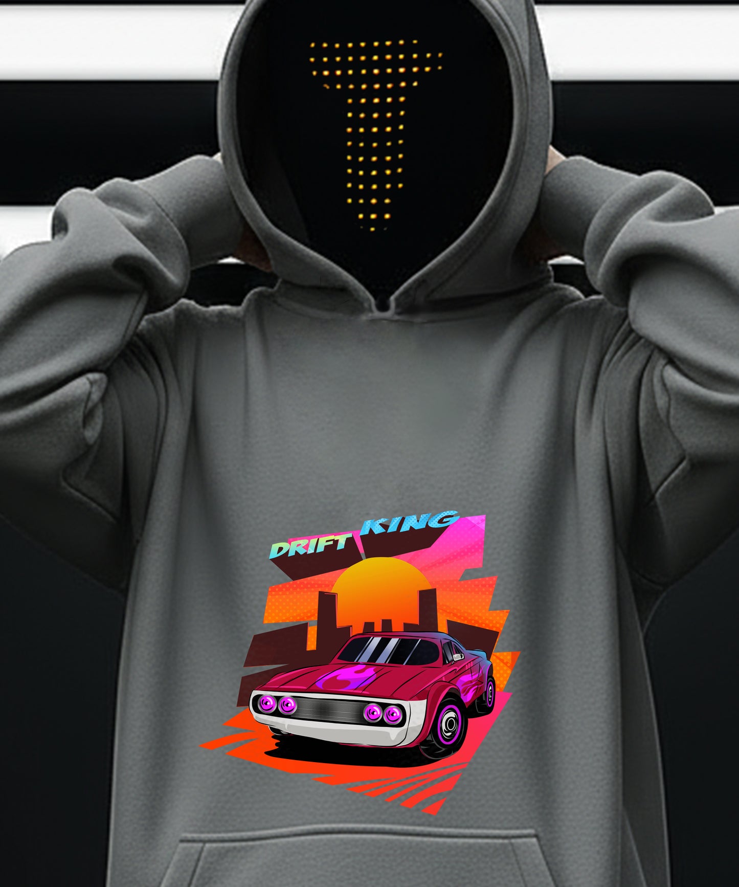 Urban Drift King Hoody for Cool Streetwear Style - TeeHive