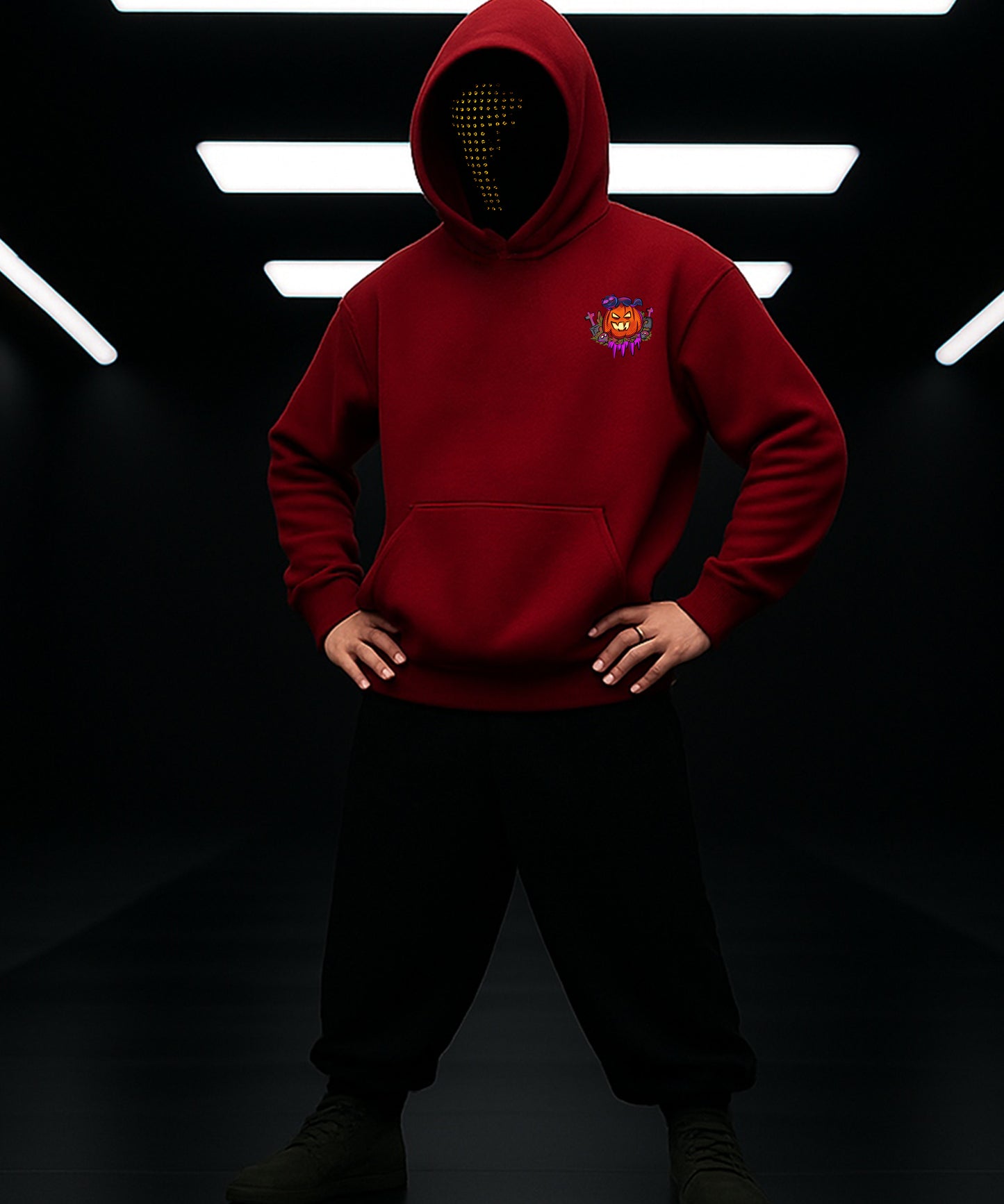 Halloween Pumpkin Hoody - Spooky and Stylish! - TeeHive