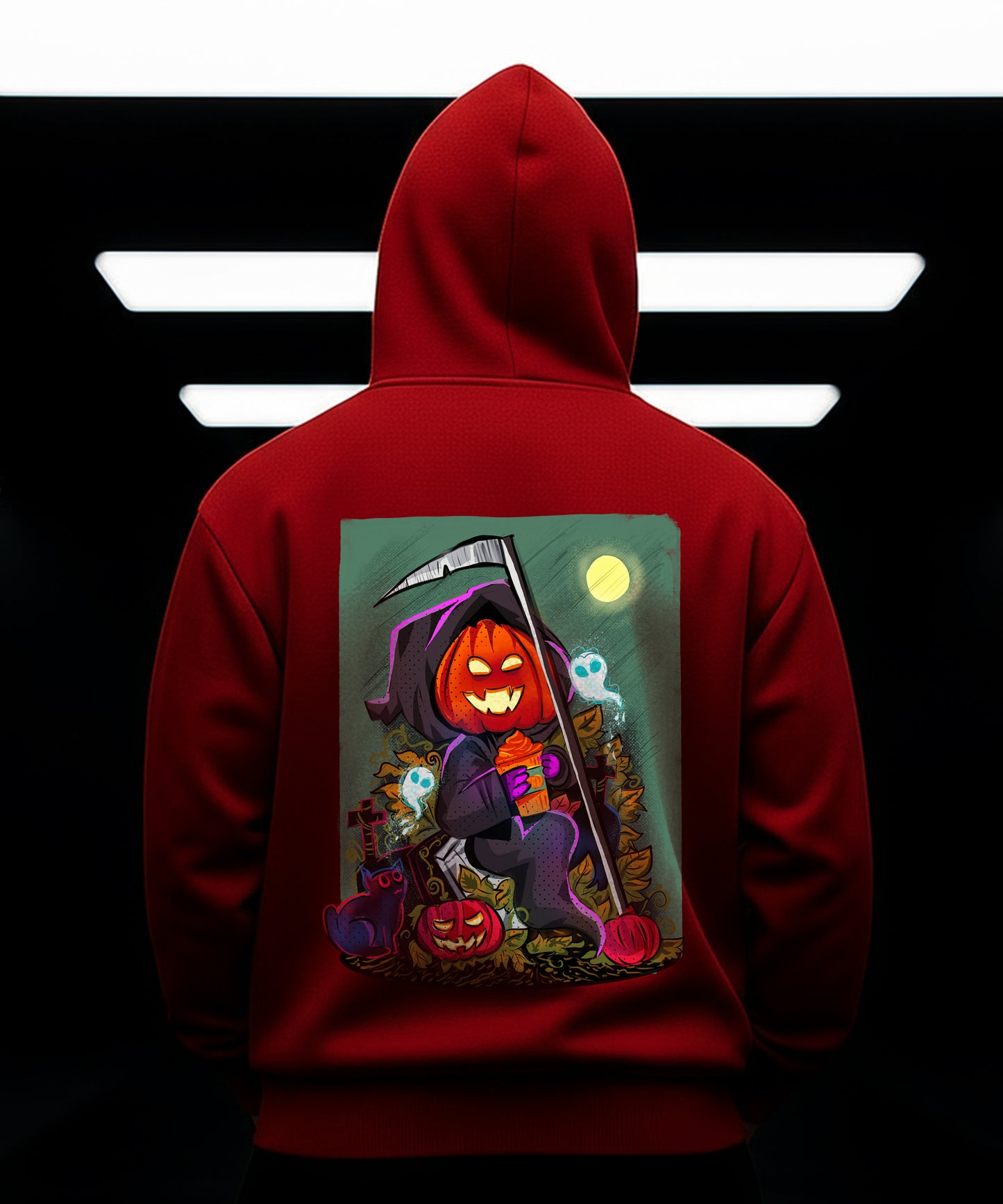 Halloween Pumpkin Hoody - Spooky and Stylish! - TeeHive