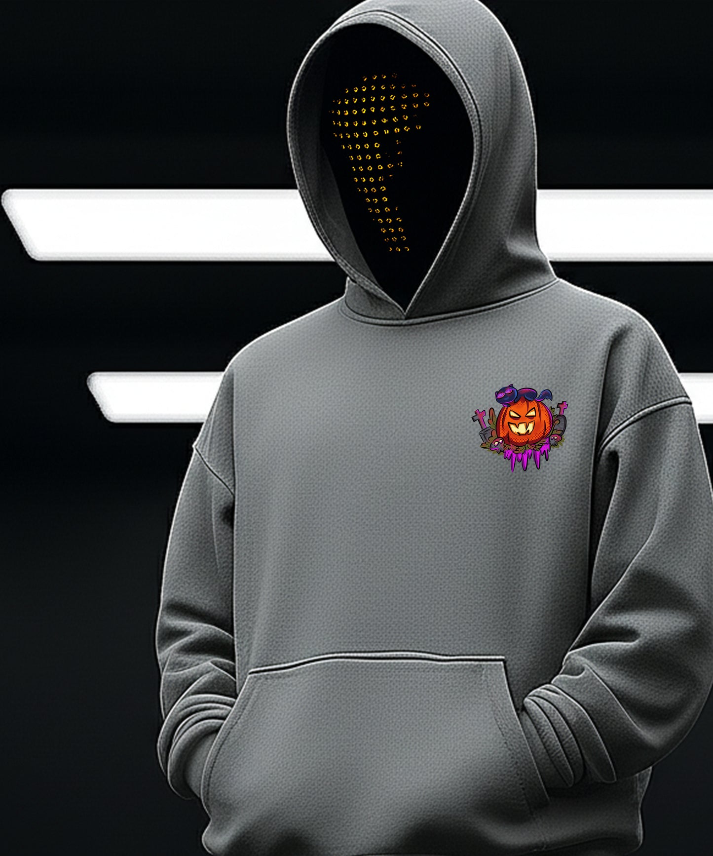 Halloween Pumpkin Hoody - Spooky and Stylish! - TeeHive