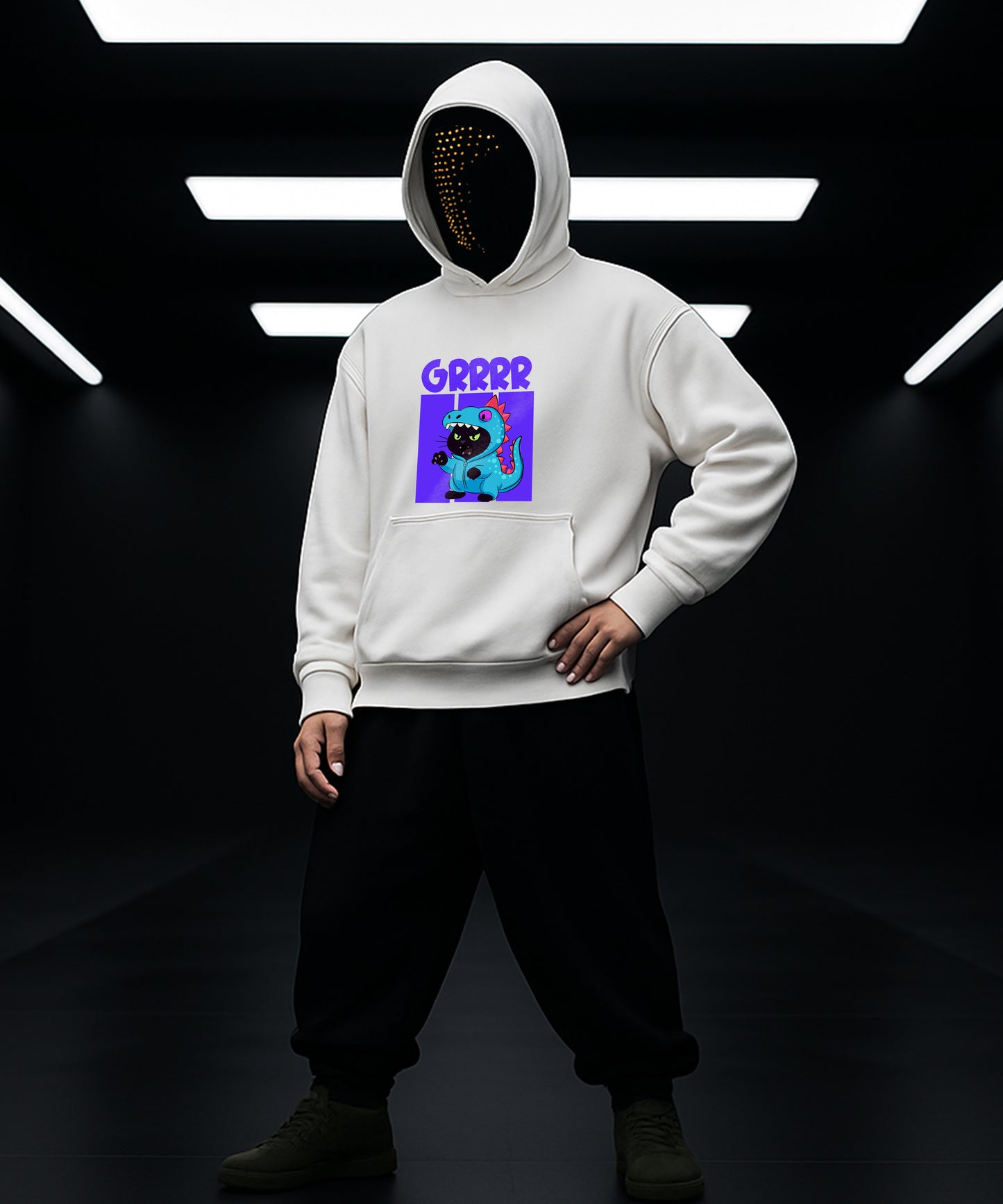 Dino Fun Adult Hoody - Roar in Style! - TeeHive