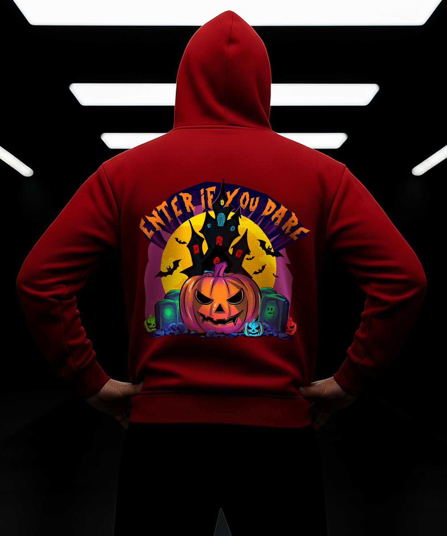 Enter If You Dare Halloween Hoody - TeeHive