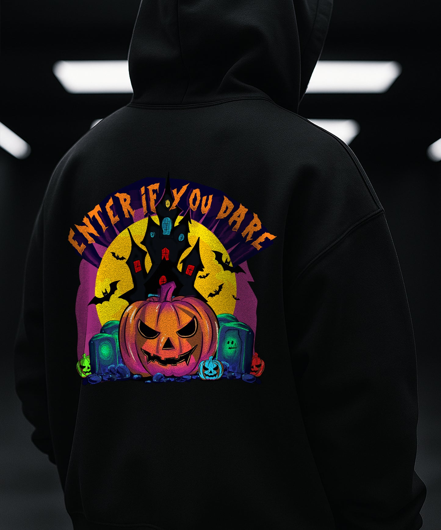 Enter If You Dare Halloween Hoody - TeeHive