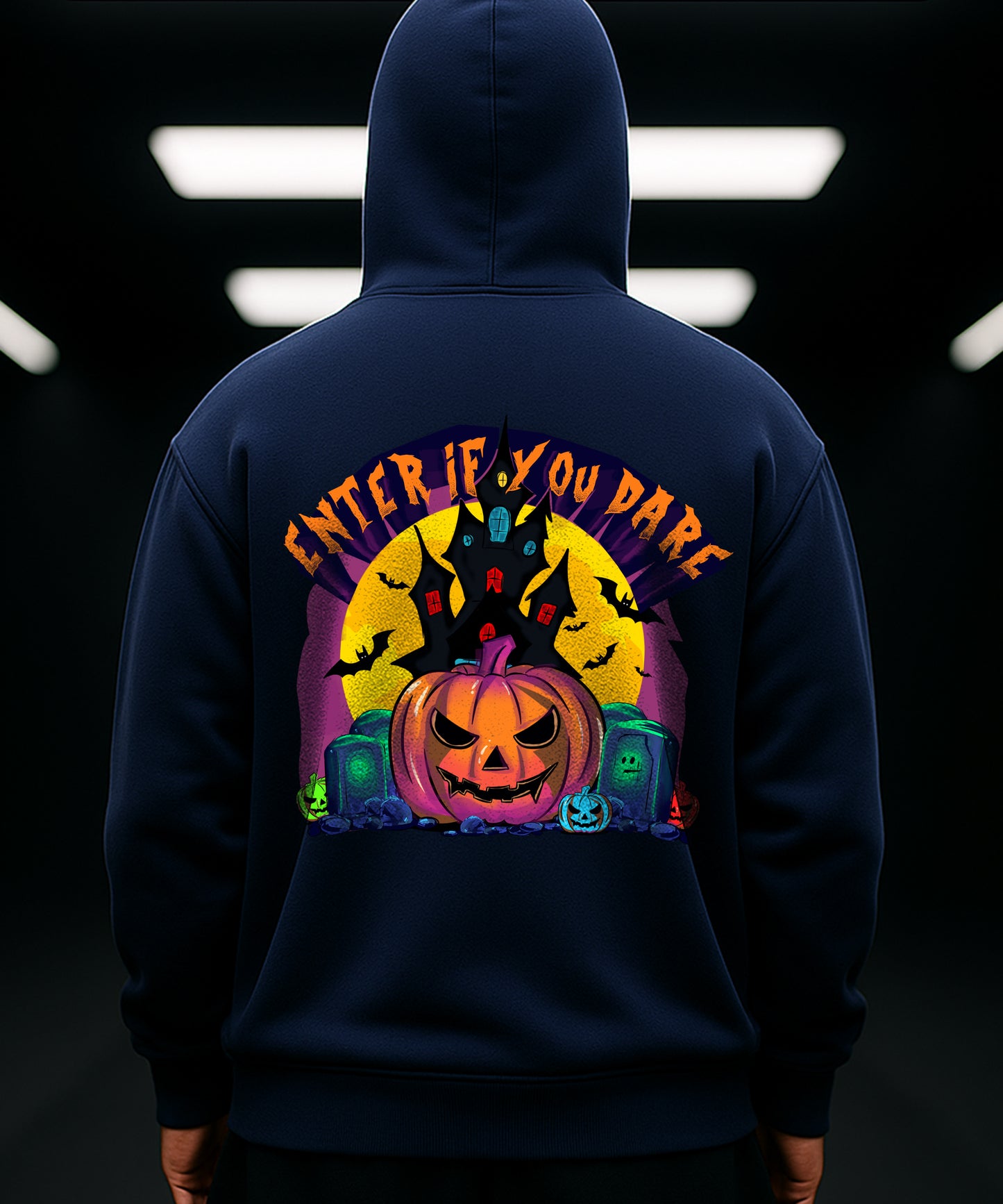 Enter If You Dare Halloween Hoody - TeeHive