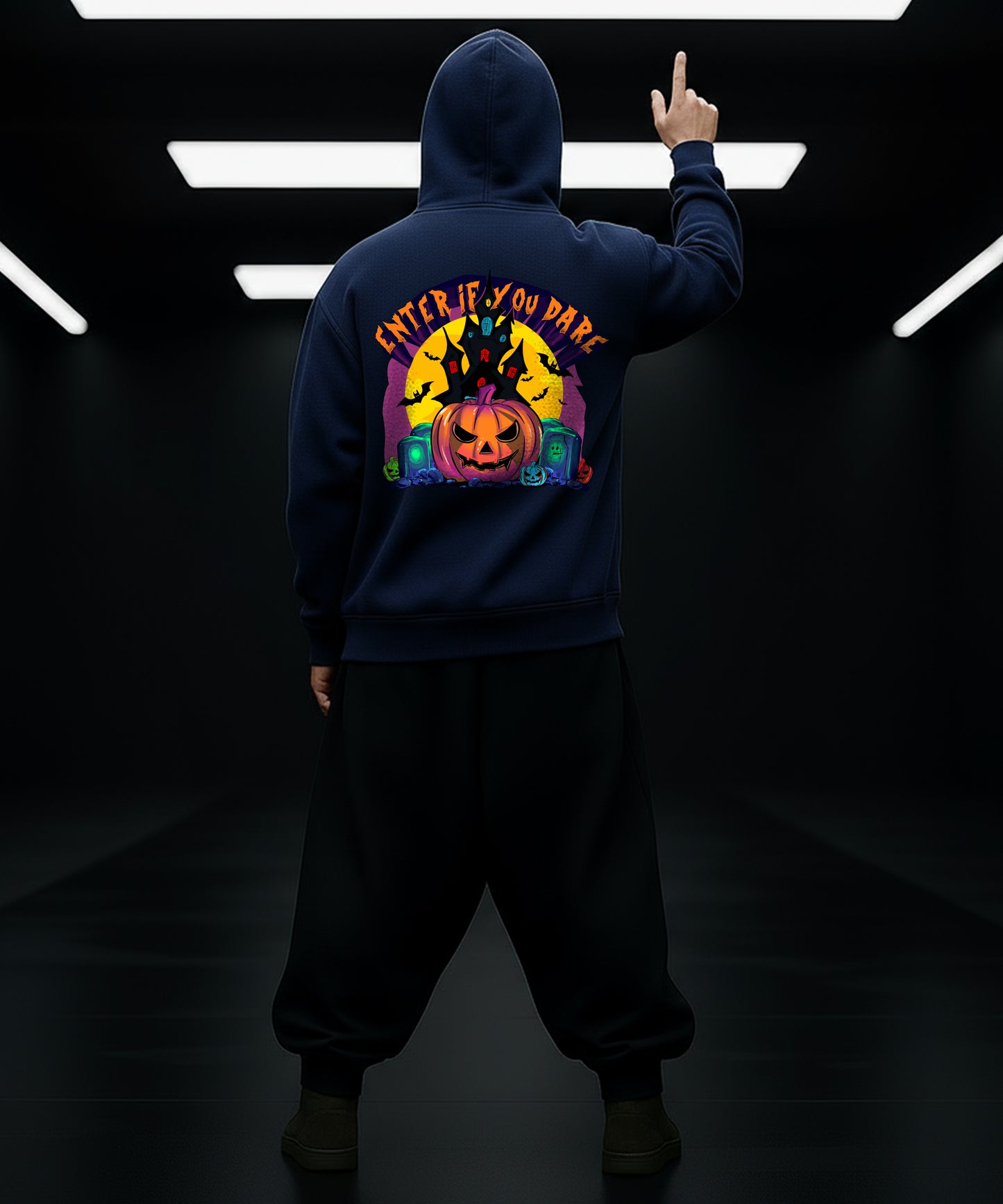 Enter If You Dare Halloween Hoody - TeeHive