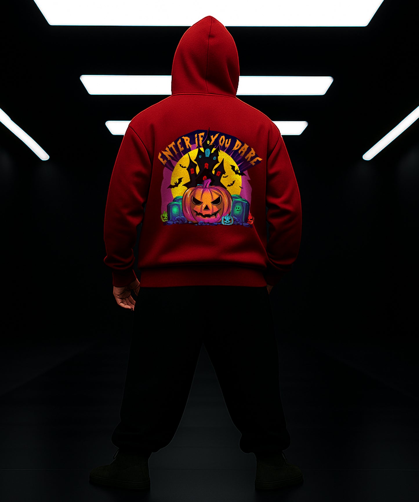 Enter If You Dare Halloween Hoody - TeeHive