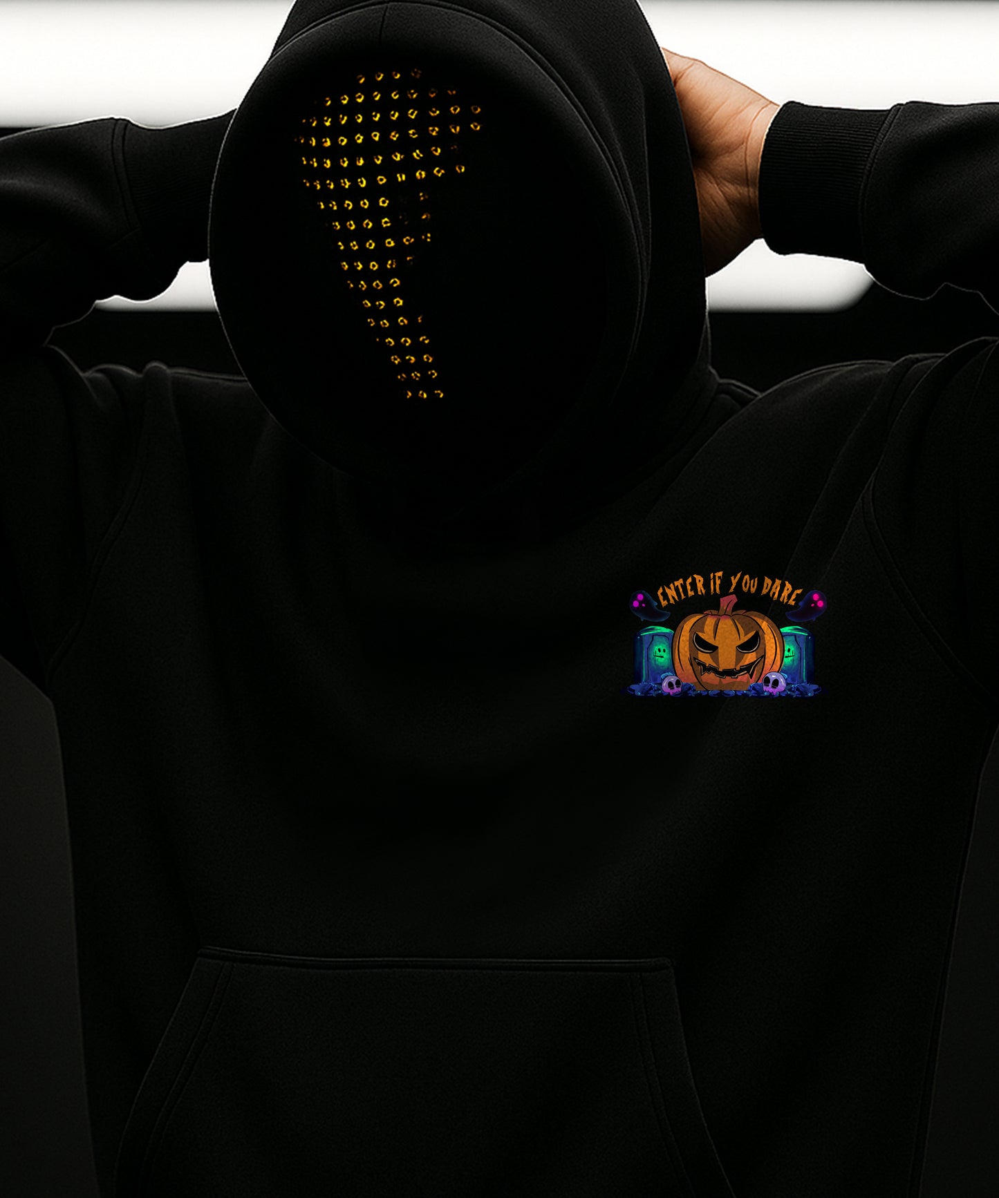 Enter If You Dare Halloween Hoody - TeeHive