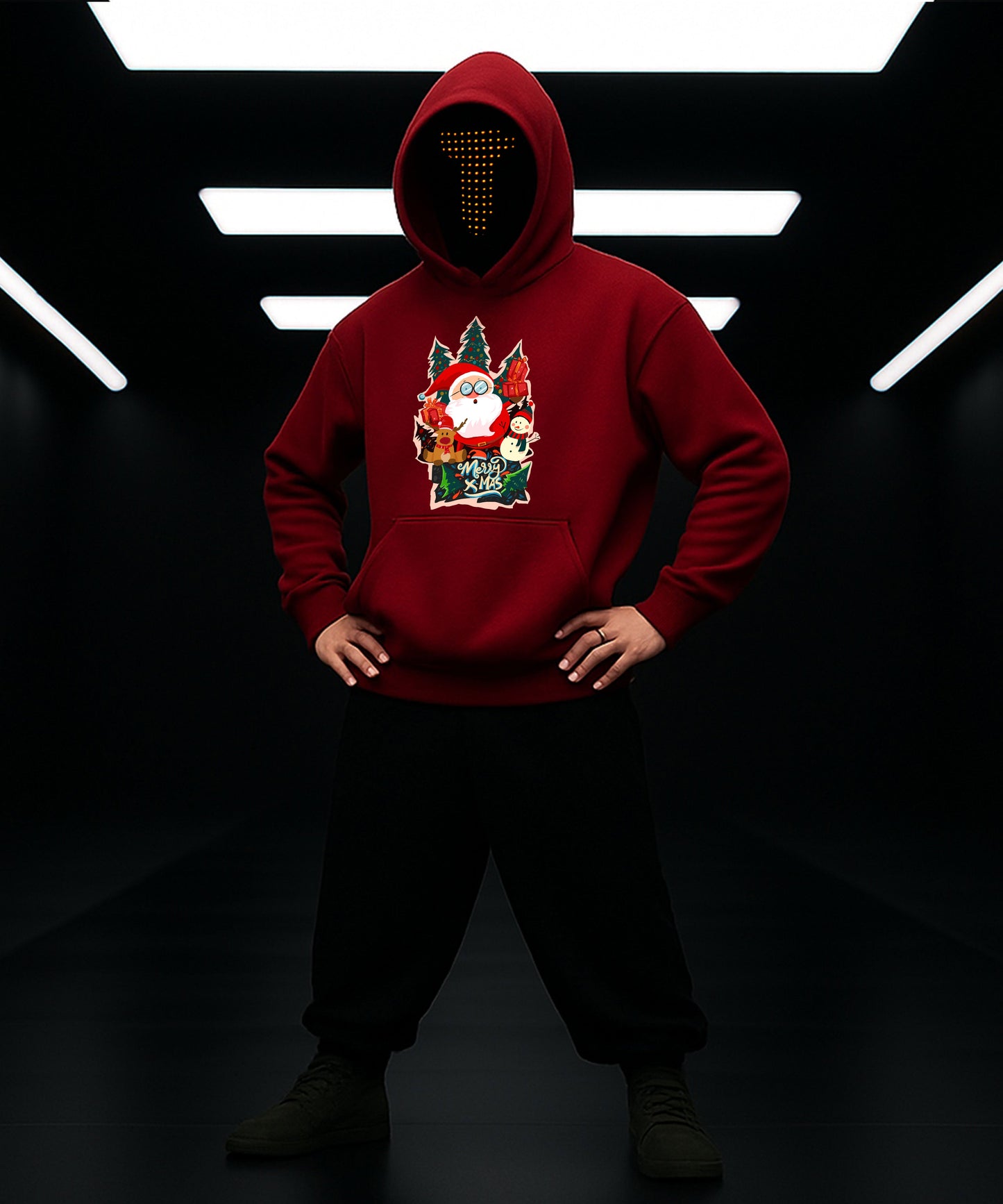 Christmas Festive Premium Printed Hoodie TeeHive