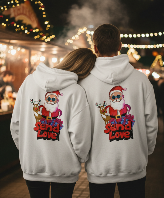 Send Love Christmas Hoodie TeeHive