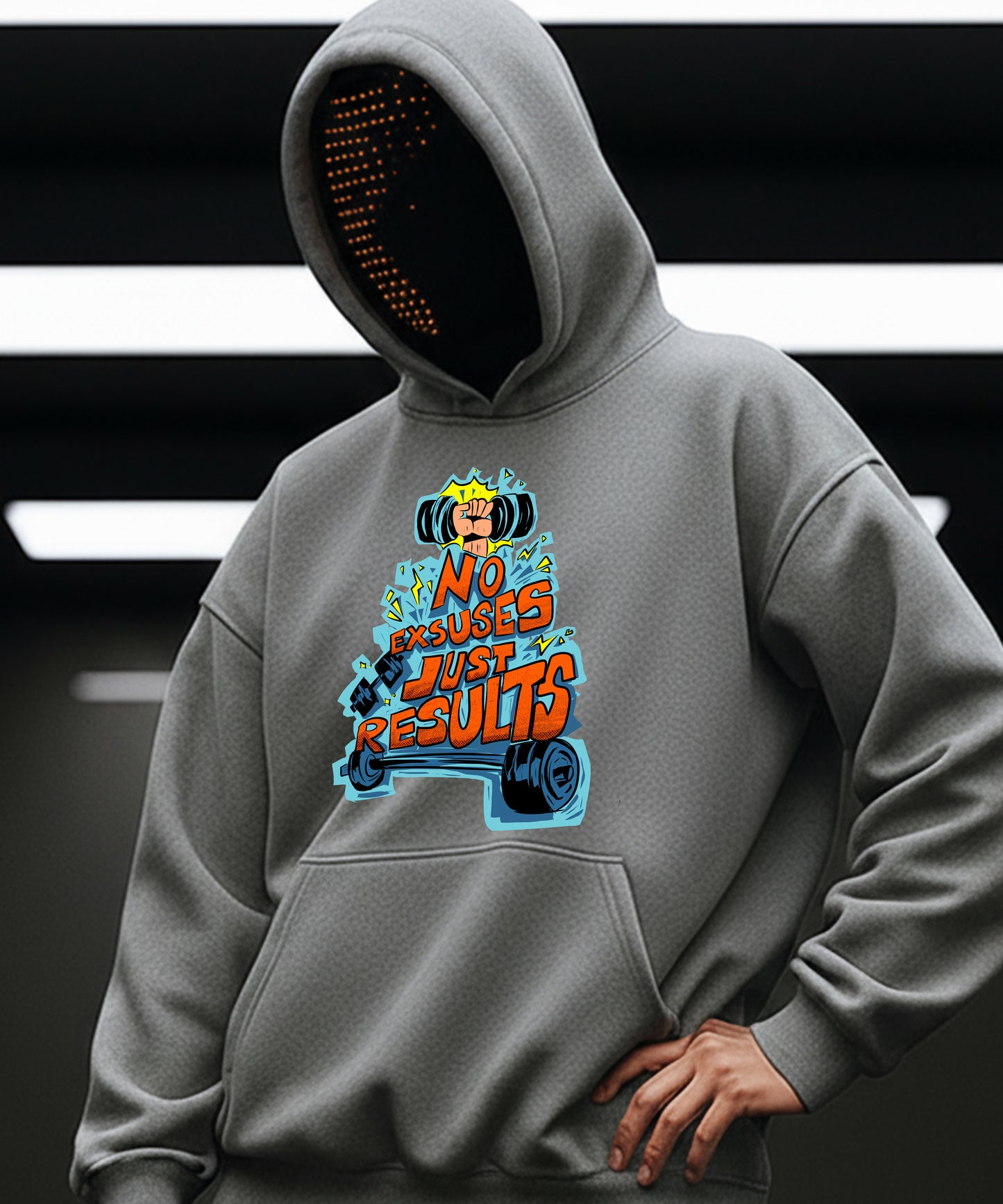 No Excuses Just Results Hoodie