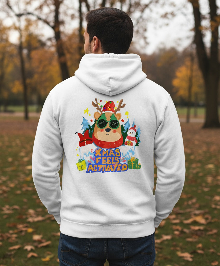 Christmas Activated Hoodie - Festive Premium Hoodie