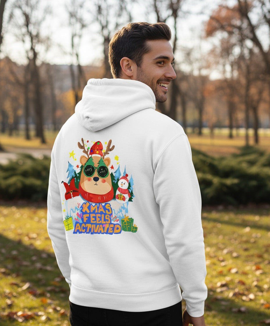 Christmas Activated Hoodie - Festive Premium Hoodie