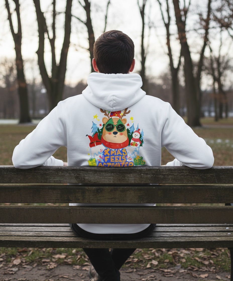 Christmas Activated Hoodie - Festive Premium Hoodie