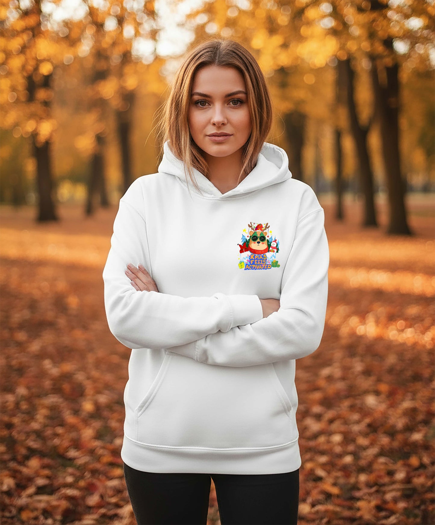 Christmas Activated Hoodie - Festive Premium Hoodie