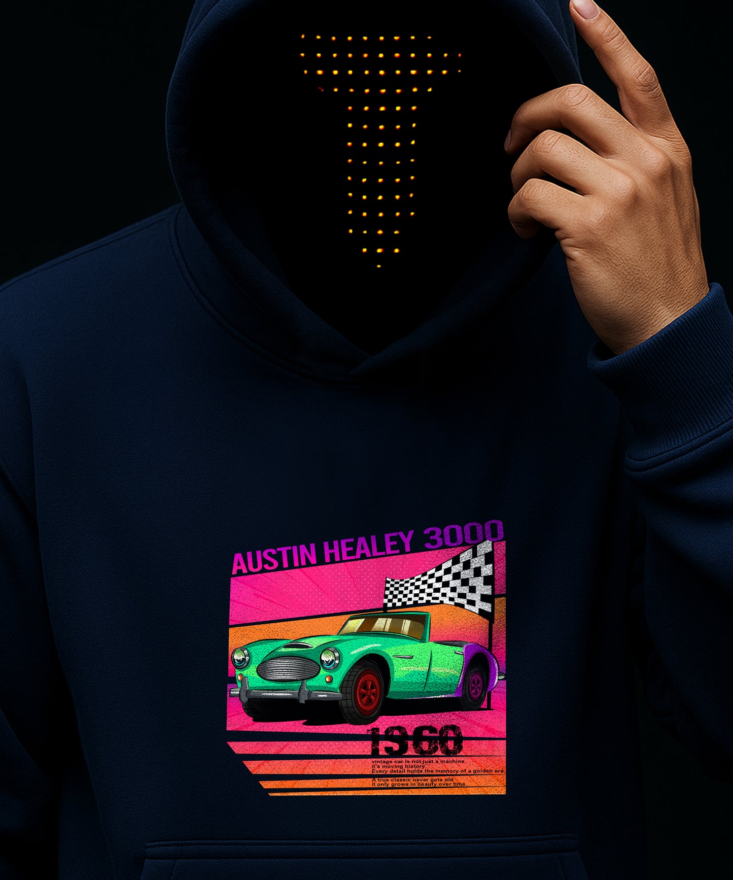 Classic Car Lover's Austin 1960 Hoodie - TeeHive