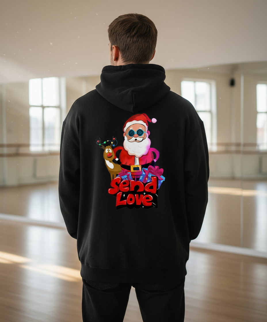 Send Love Christmas Hoodie TeeHive