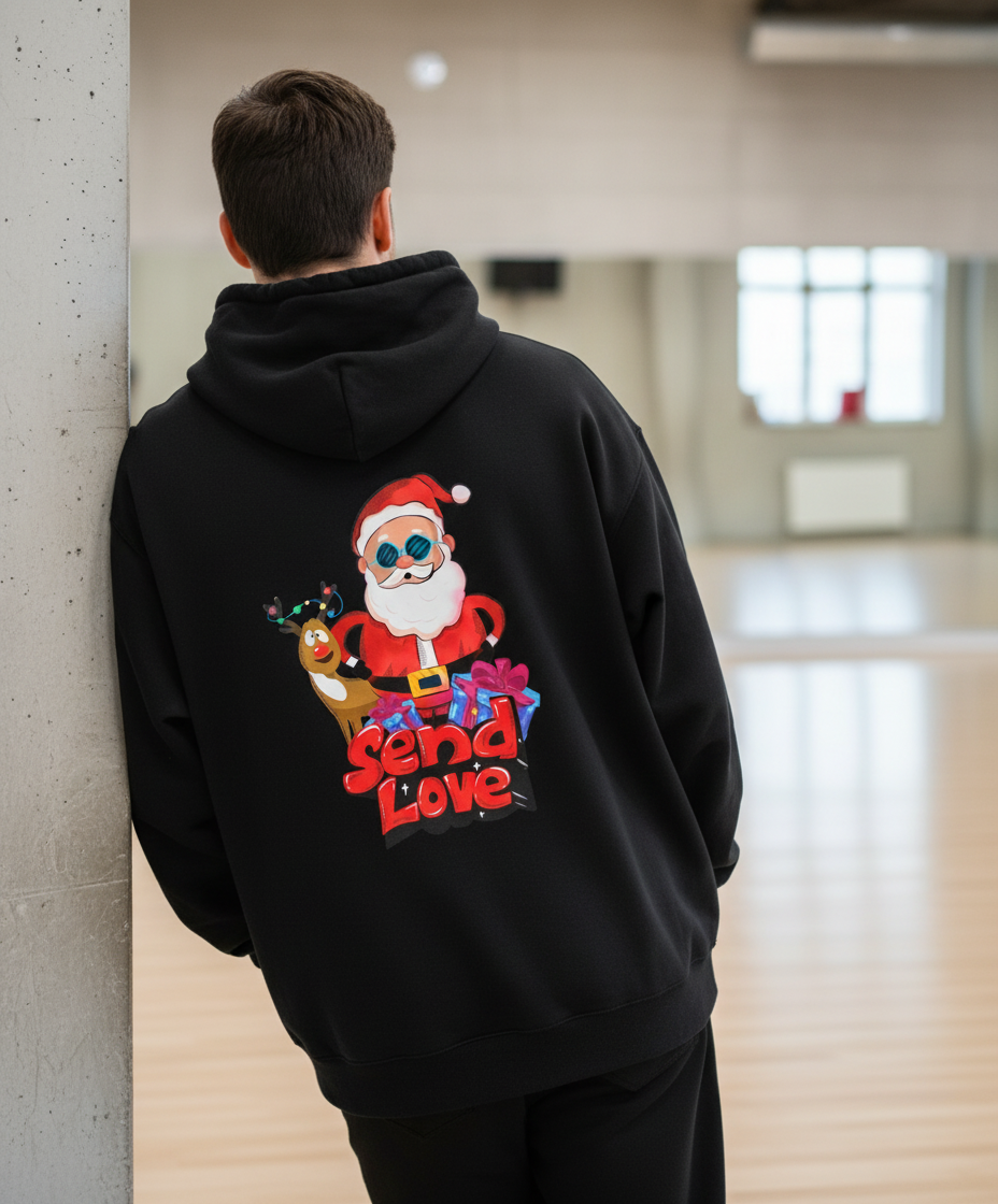Send Love Christmas Hoodie TeeHive