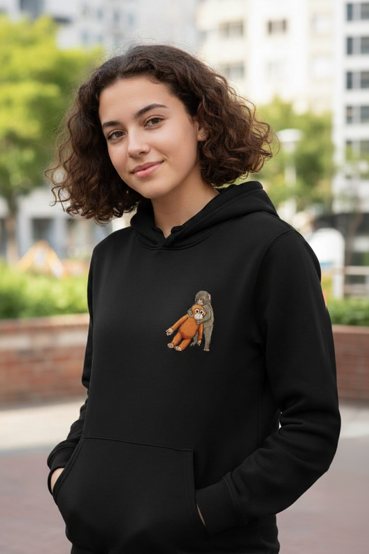  Punch and Toy Printed Hoodie front view