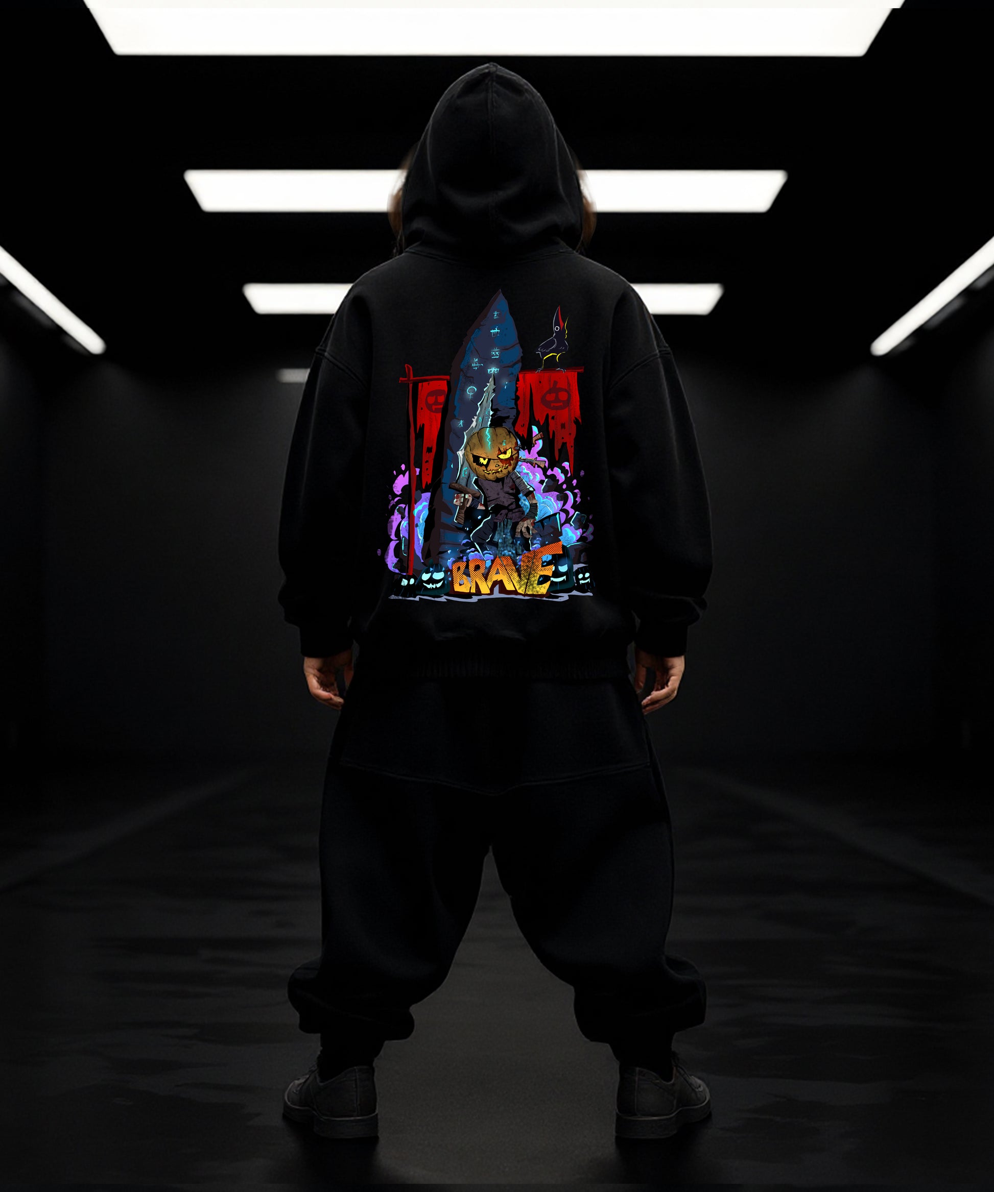 Halloween Special Hoody - Brave and Spooky - TeeHive