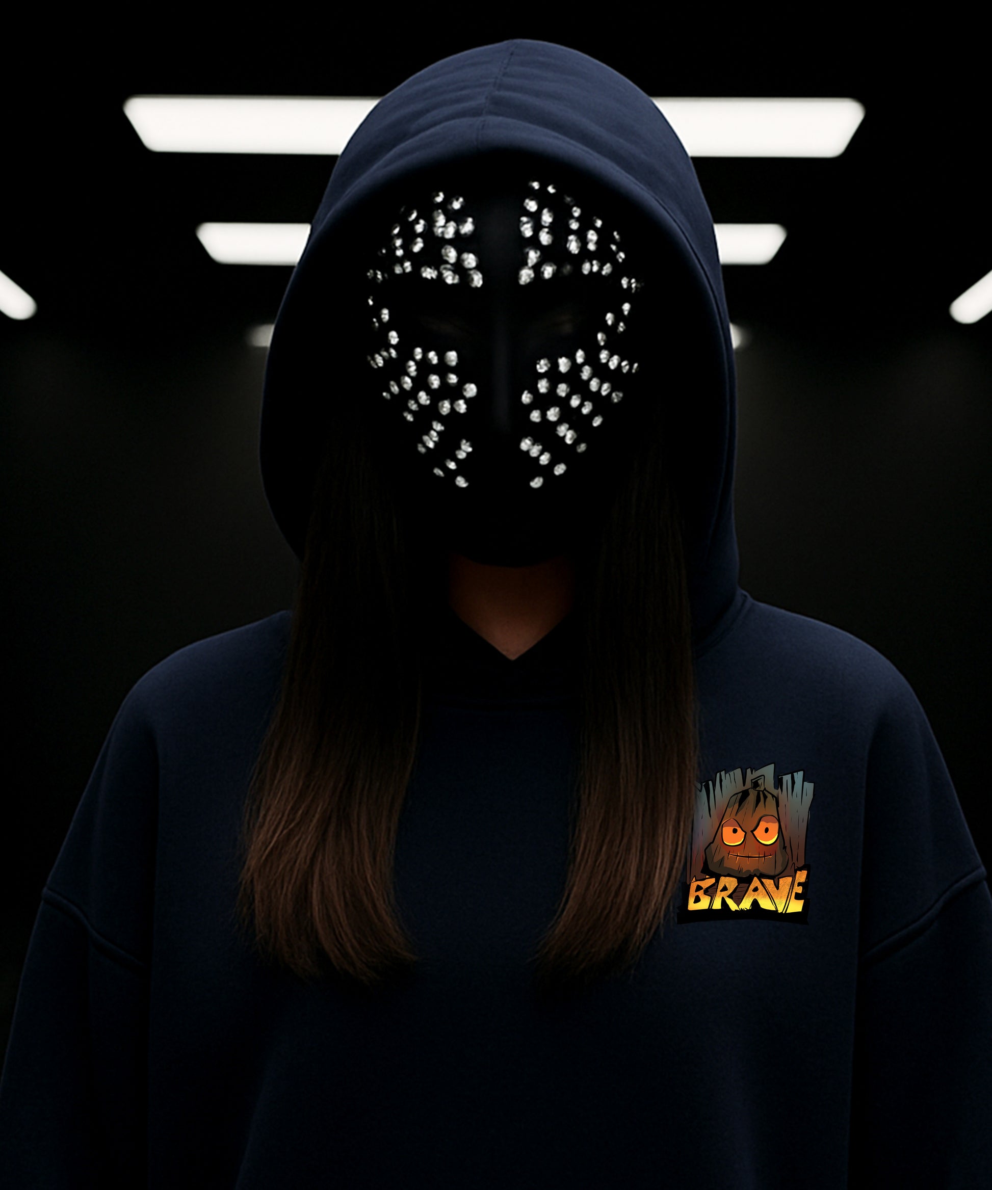Halloween Special Hoody - Brave and Spooky - TeeHive