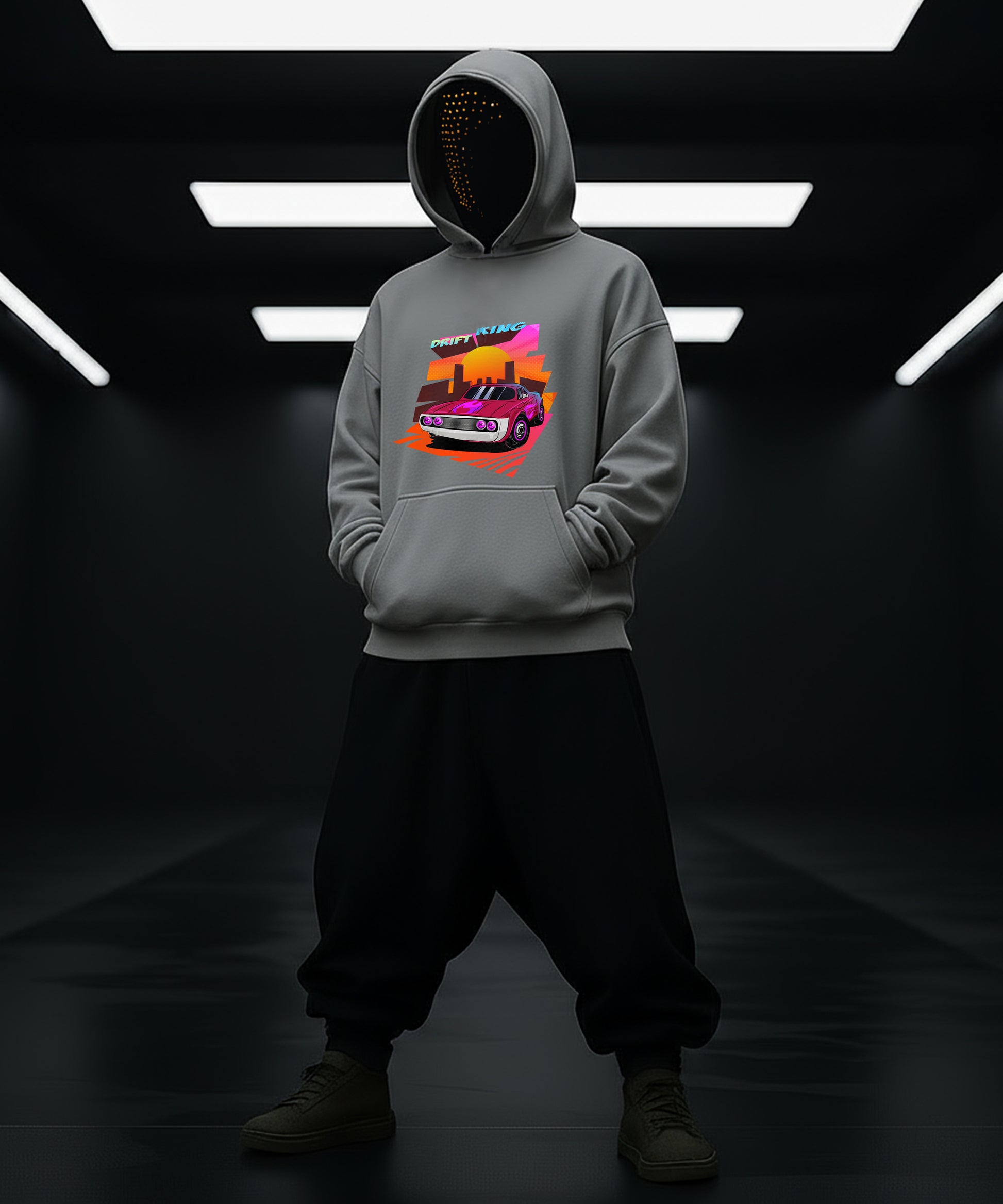 Urban Drift King Hoody for Cool Streetwear Style - TeeHive
