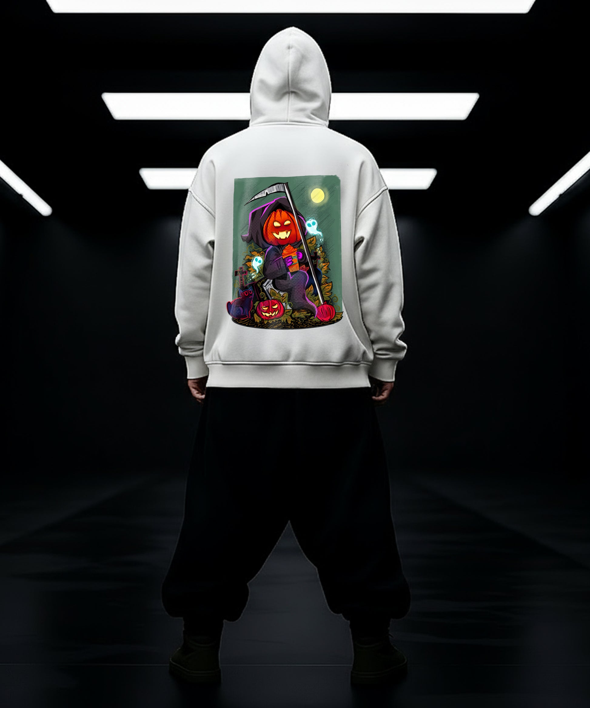 Halloween Pumpkin Hoody - Spooky and Stylish! - TeeHive