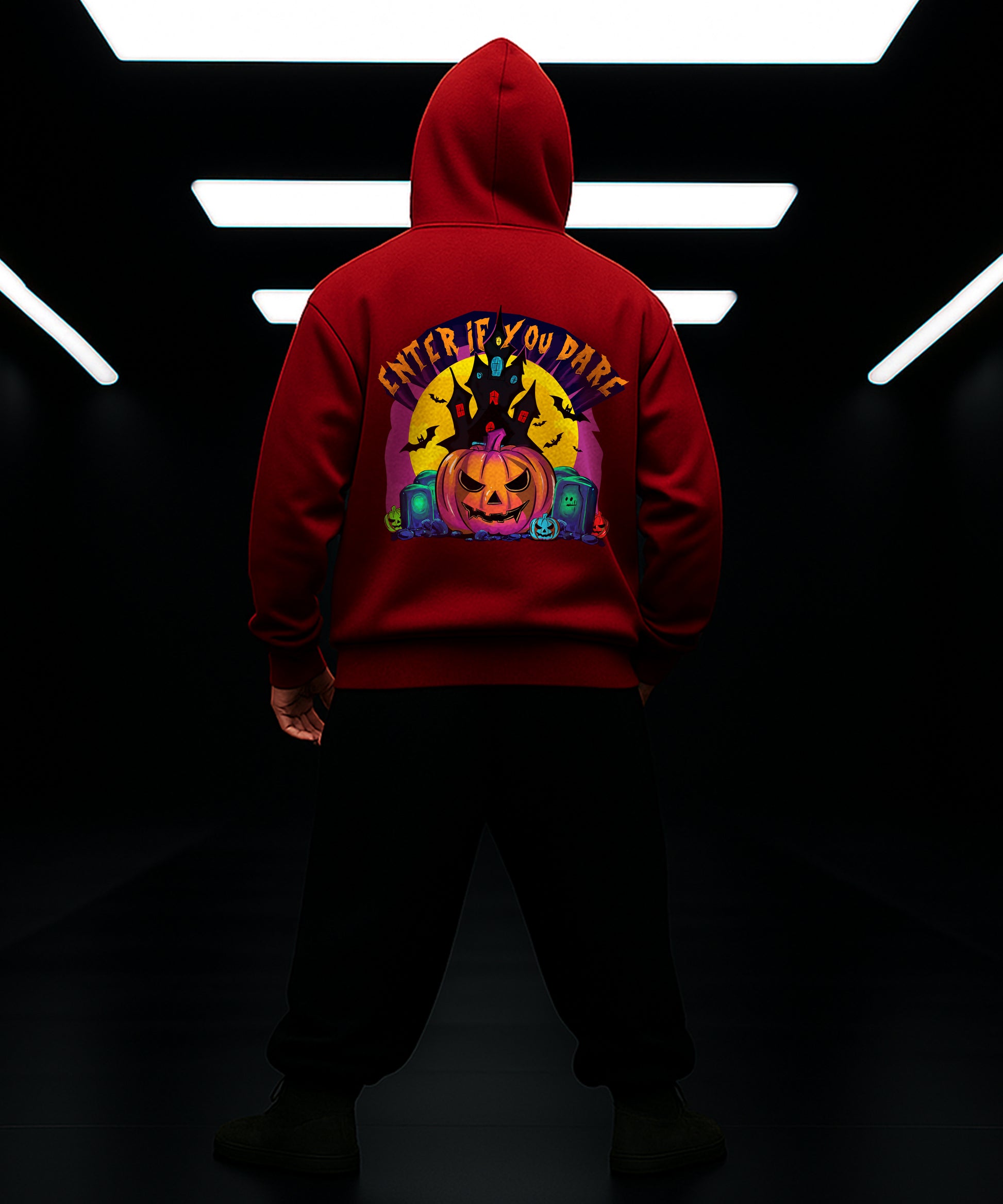 Enter If You Dare Halloween Hoody - TeeHive