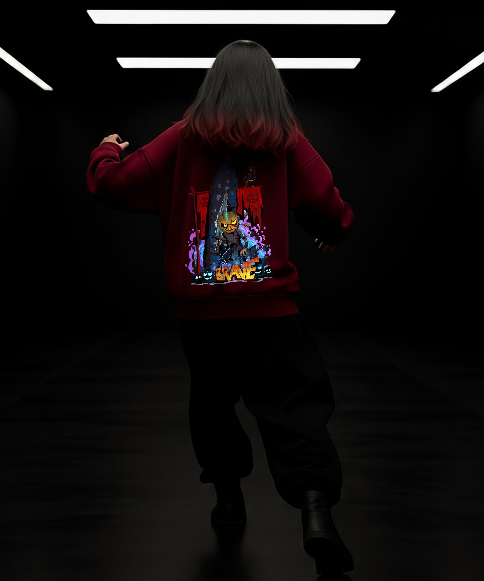 Halloween Special Hoody - Brave and Spooky - TeeHive