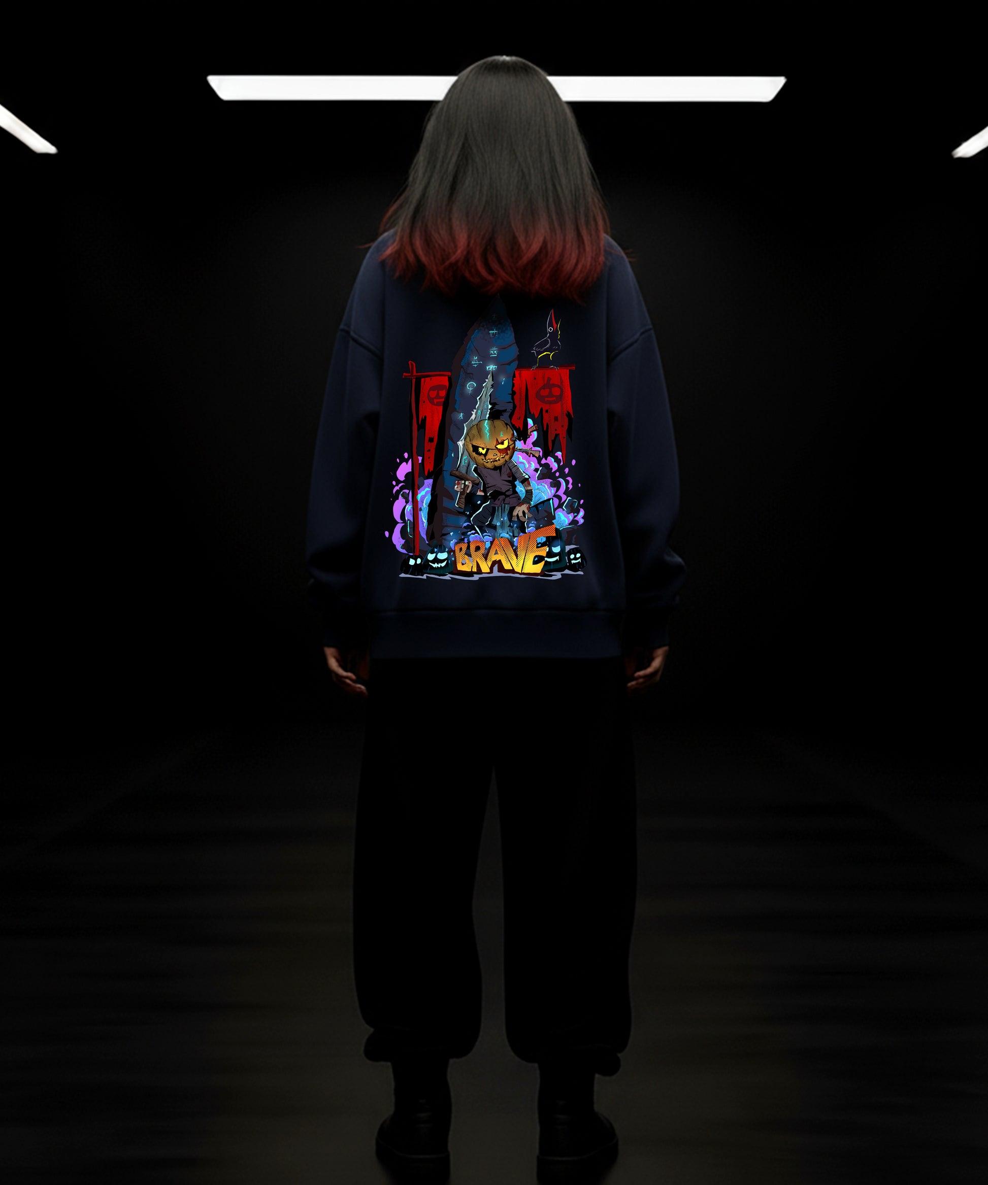 Halloween Special Hoody - Brave and Spooky - TeeHive