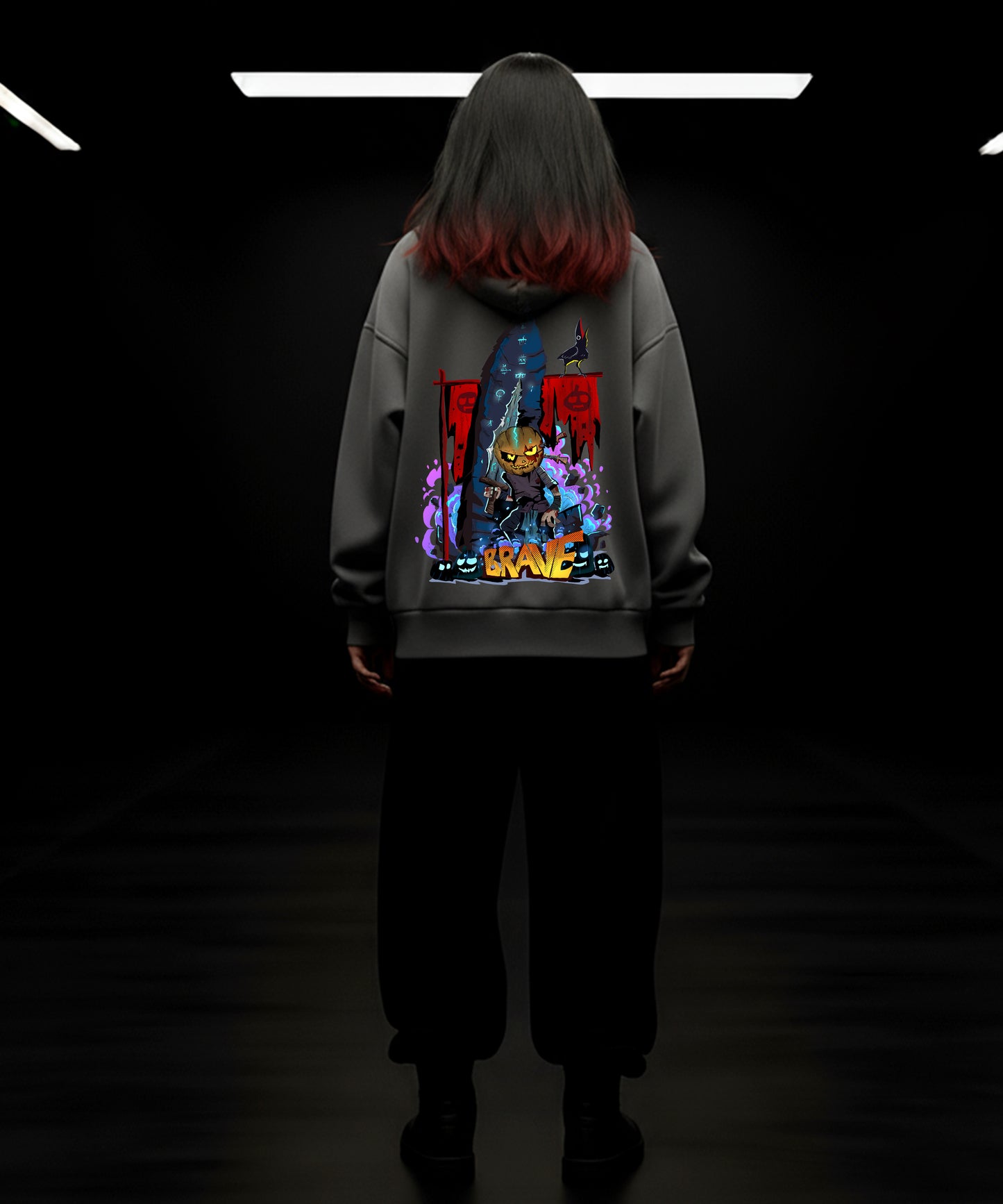 Halloween Special Hoody - Brave and Spooky - TeeHive