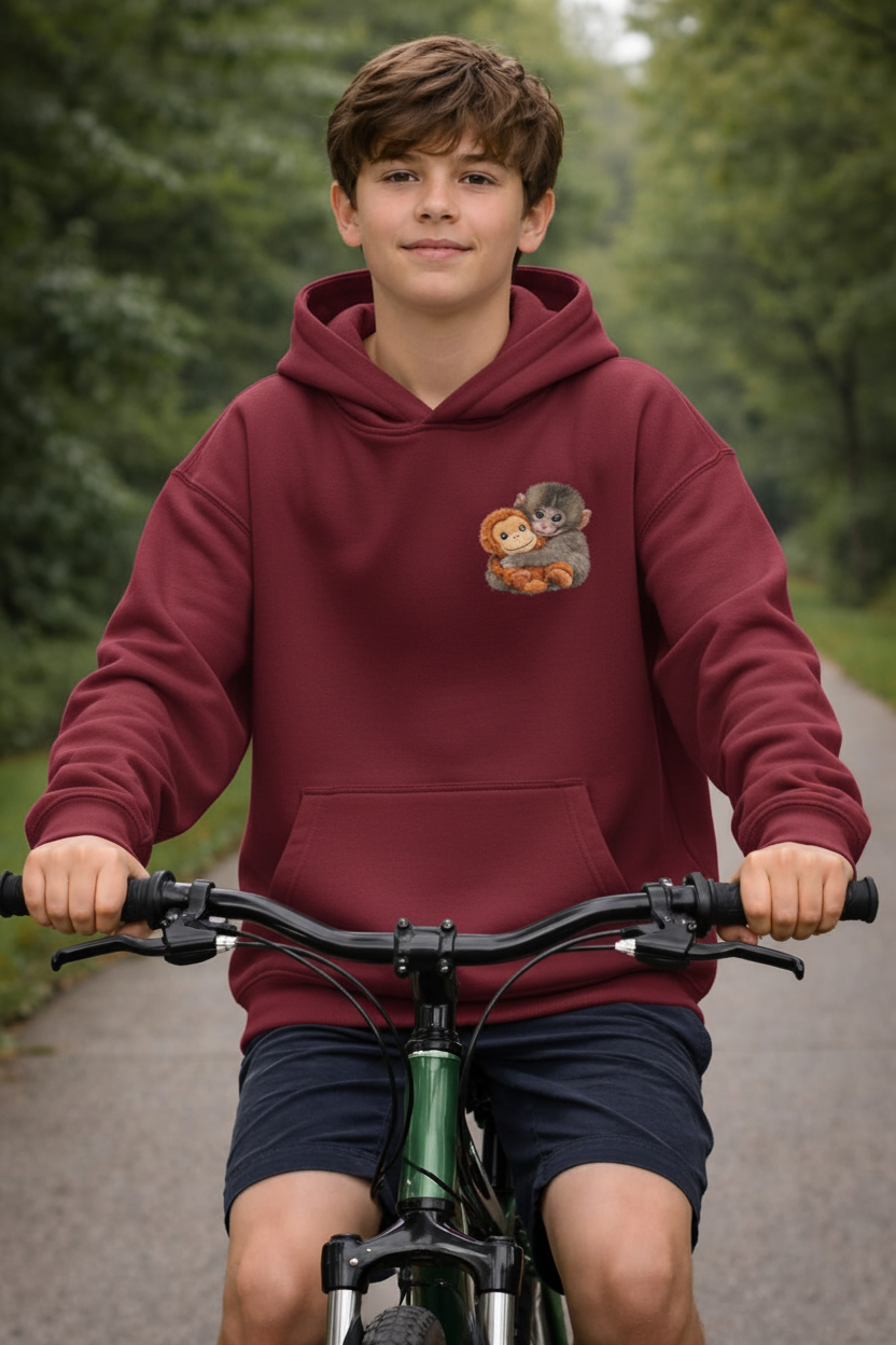  Viral Punch and the Toy Printed Hoodie lifestyle  Front