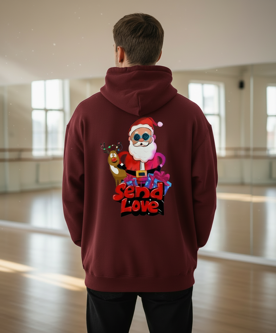 Send Love Christmas Hoodie TeeHive