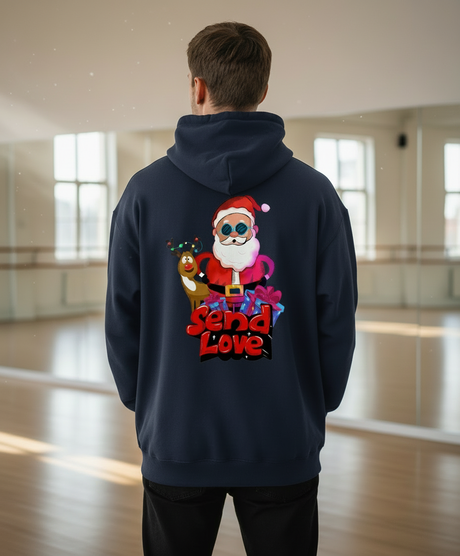 Send Love Christmas Hoodie TeeHive
