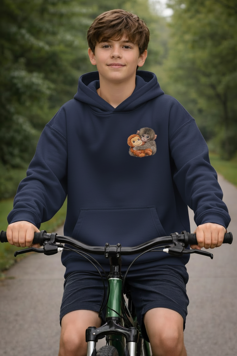  Viral Punch and the Toy Printed Hoodie lifestyle  